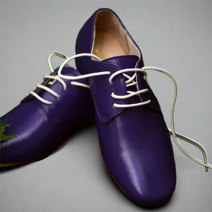 Handmade Tango Cowhide Leather Navy Shoes Mens with Lambskin Leather - Men's Ballroom Shoes