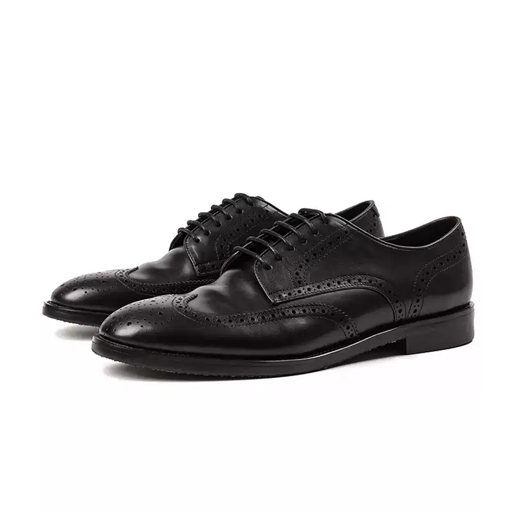 Handmade Men’s Brogue Boots – Rococo Baroque Style Boots with Flat Sole