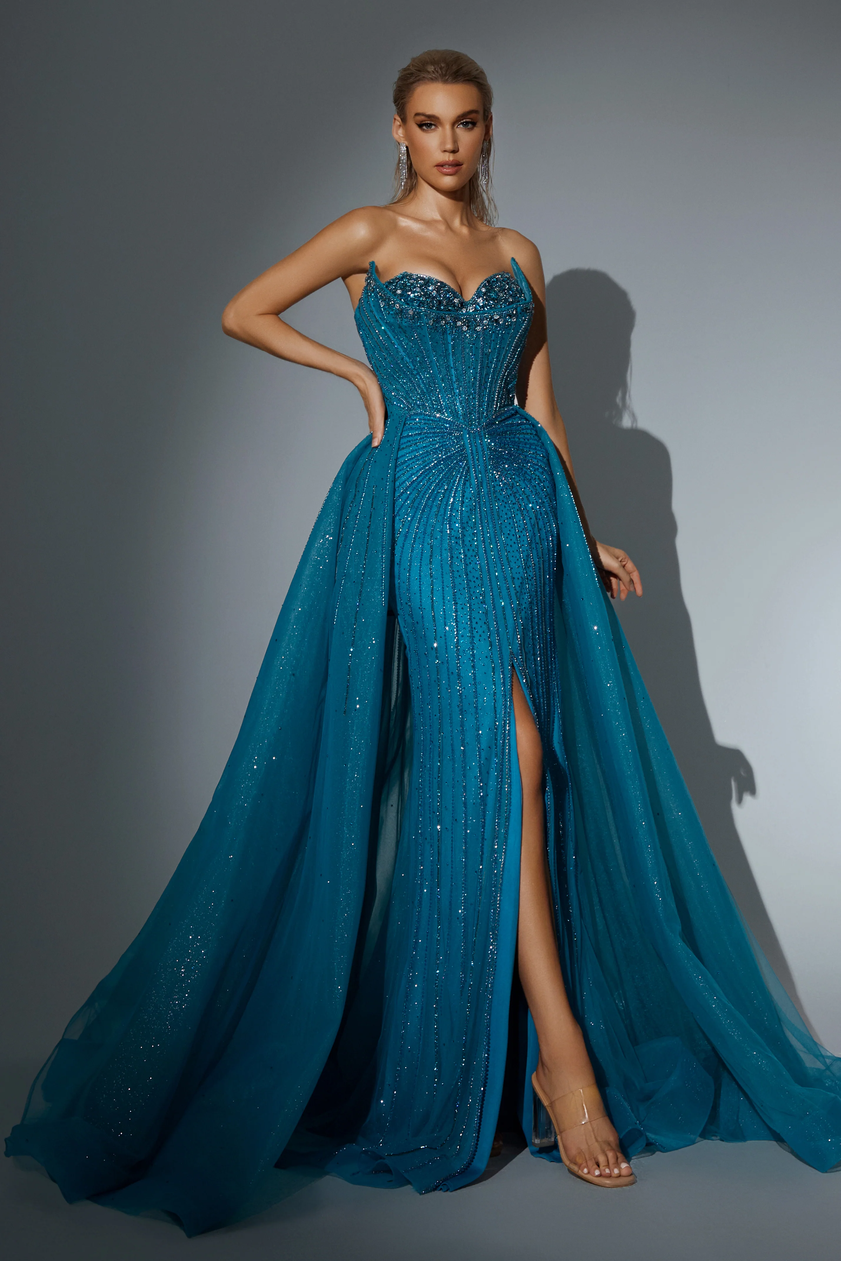 bardot lace dress blue Bardot Remy Lace Mini Dress in Blue – TrenLend main image 0