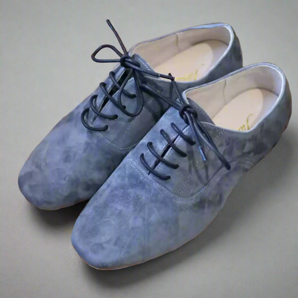 Handmade Tango Cowhide Leather Burgundy Lace-Up Men's Dress Shoes with Square Toe Design
