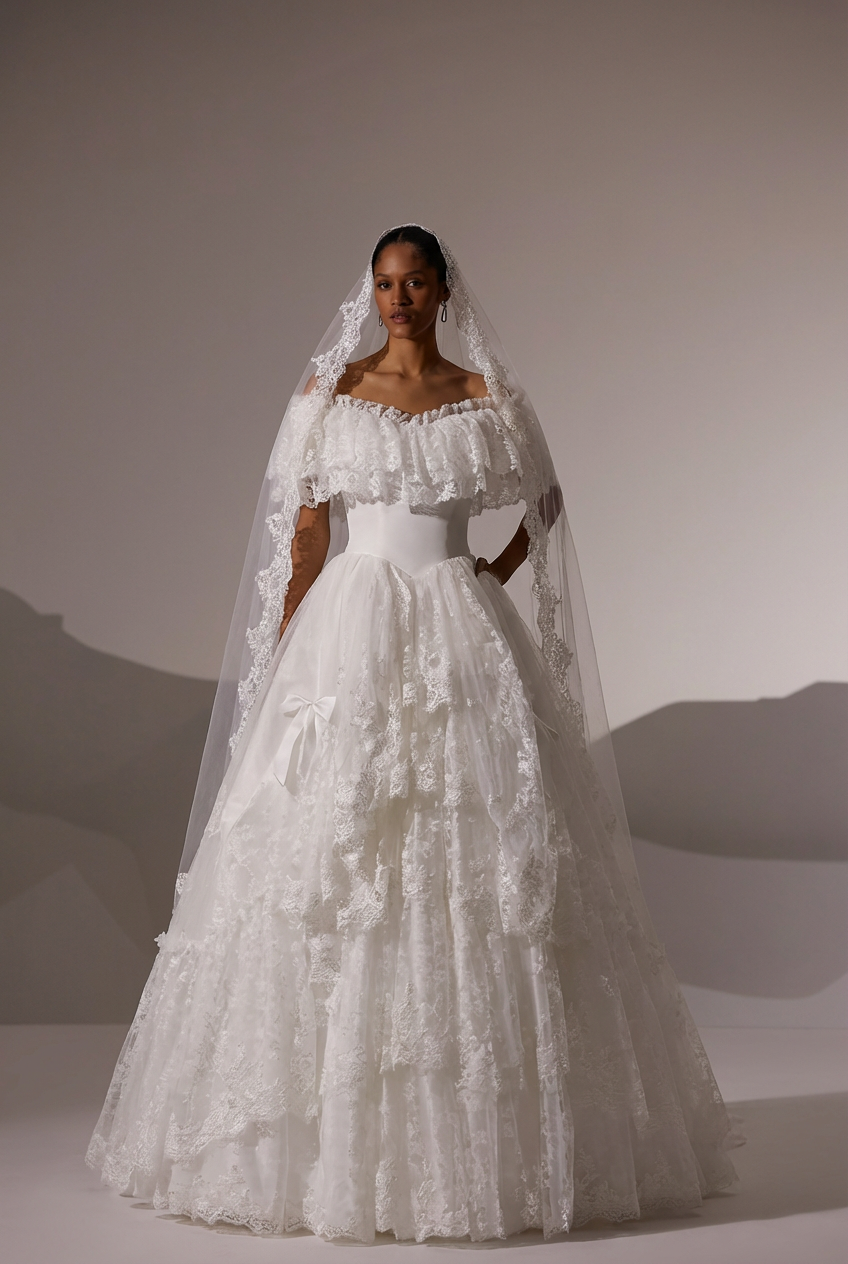 white lace dress with sleeves knee length Iris Twist Bust Ruffle Knee Length Lace Dress White main image 0