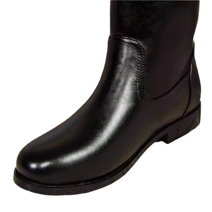 Handmade Regency Era Men Boots – Rococo Baroque Style with Bridgestone Leather and Round Toe