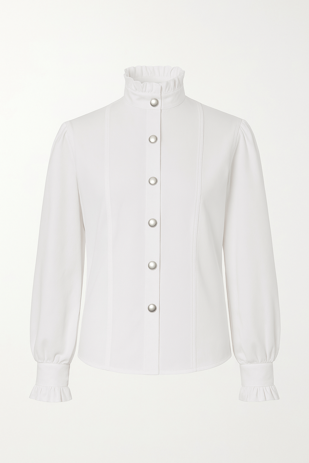 Regency Style Bridgerton Men's Long Sleeve Shirt-Plus Size