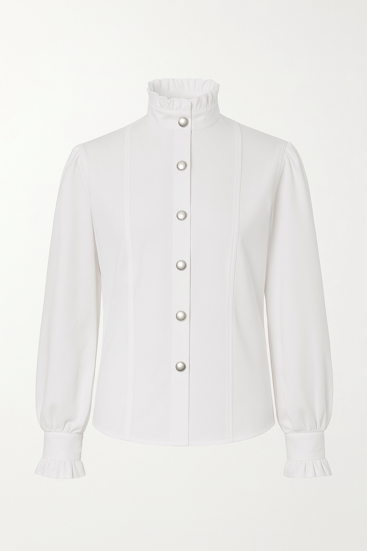 Regency Style Bridgerton Men's Long Sleeve Shirt-Plus Size