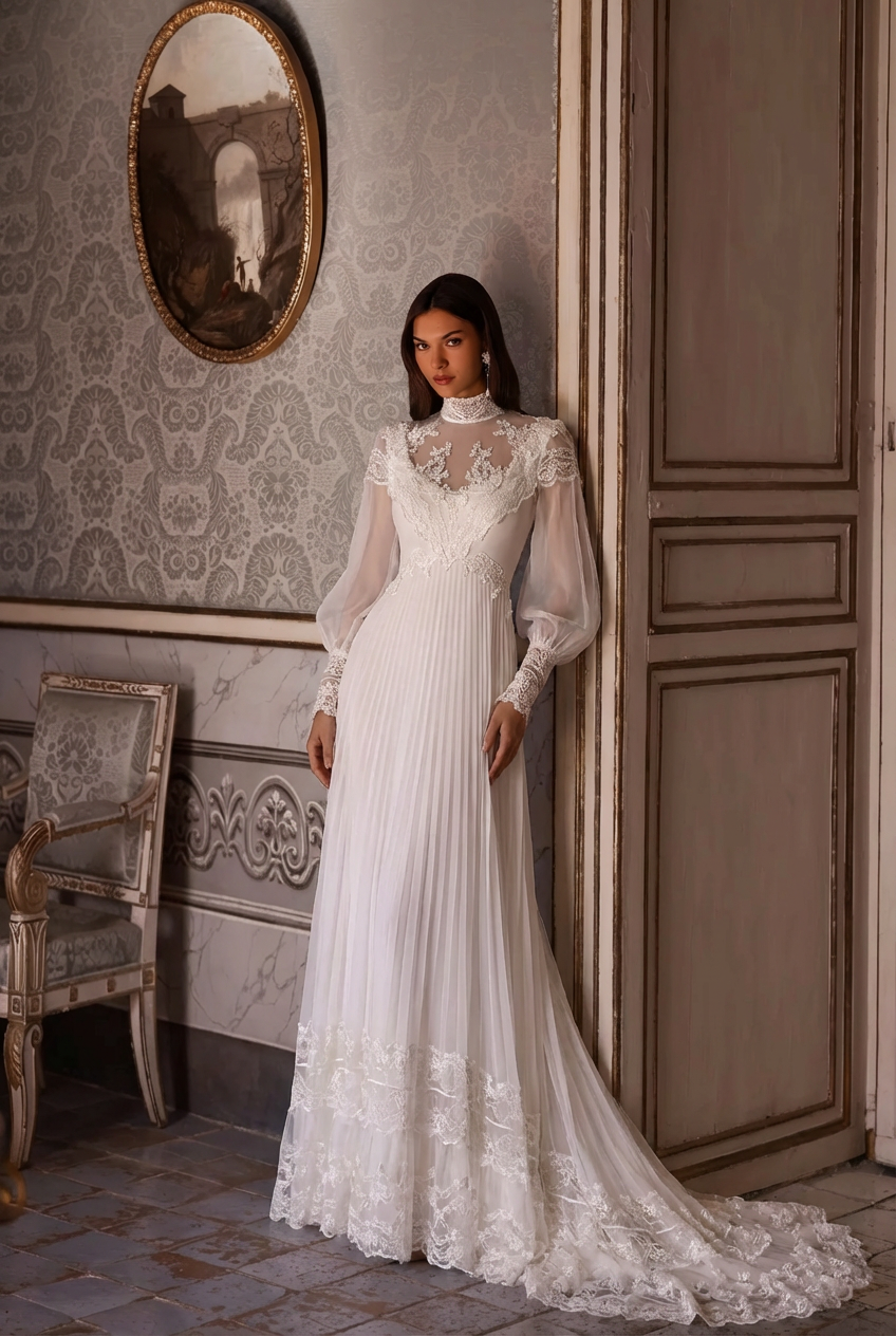 ladies linen dresses with sleeves Clarisa main image 0