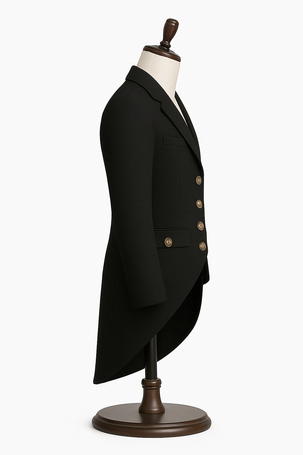 British Palace Tailcoat Long Suit Jacket for Men - Casual Plus Size Two-Piece Outfit with Personality for Hosting and Performances- Plus Size
