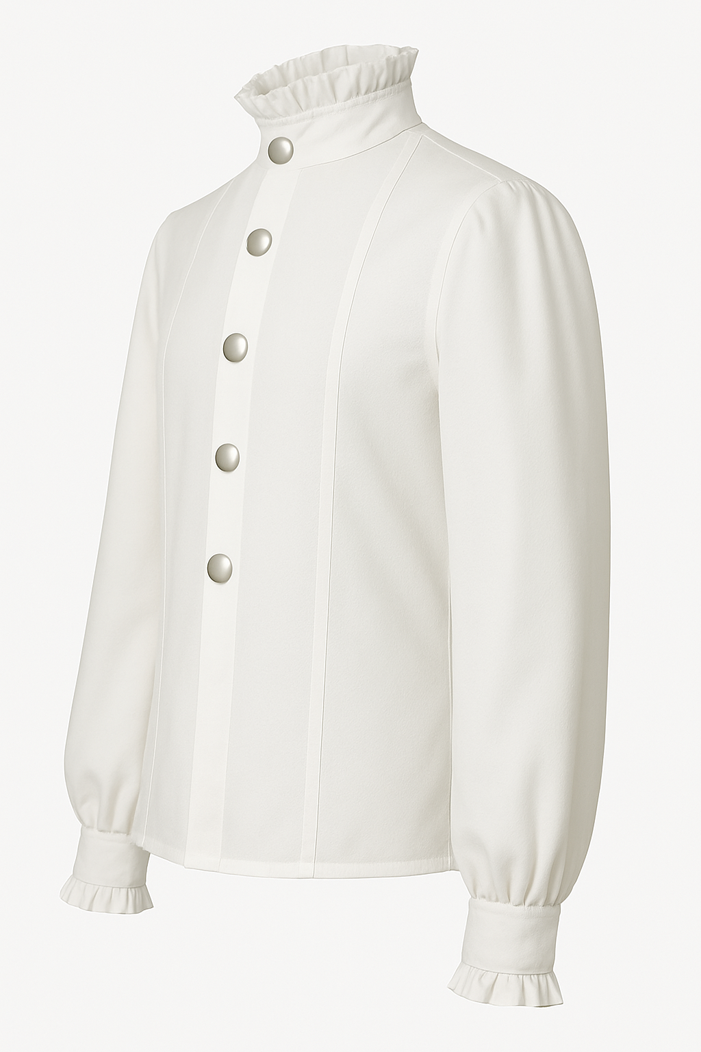 Regency Style Bridgerton Men's Long Sleeve Shirt-Plus Size