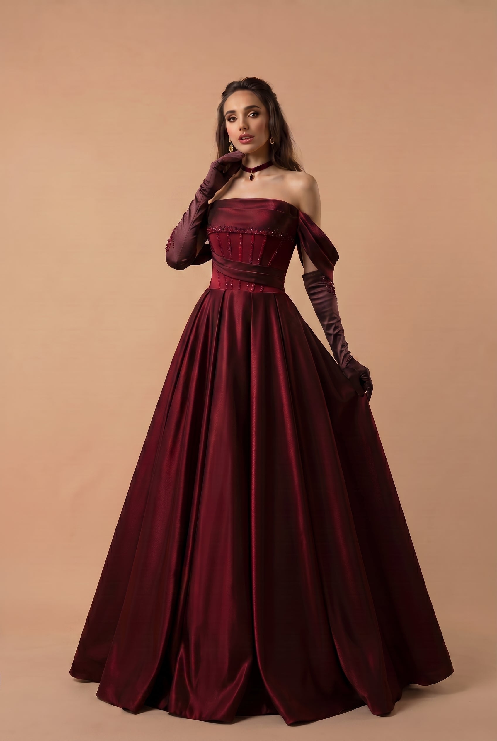 red corset back dress Gothic Satin Evening Gown with lace back corset dress Molerani T-Shirt Dress Review Style:1L70197 3% Elastane. BDDEAL0309