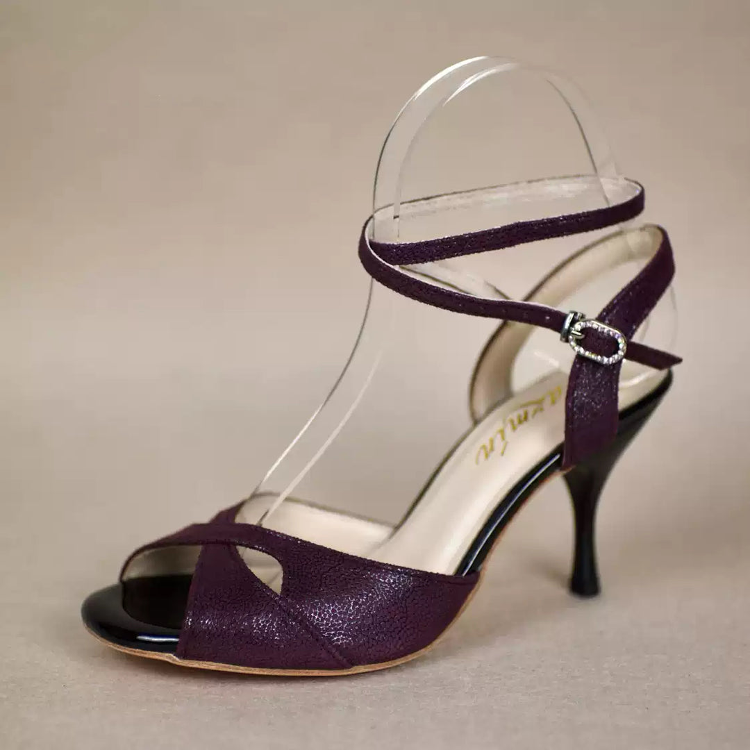 Crimson Reverie – Handmade Limited Edition Leather Tango Heels