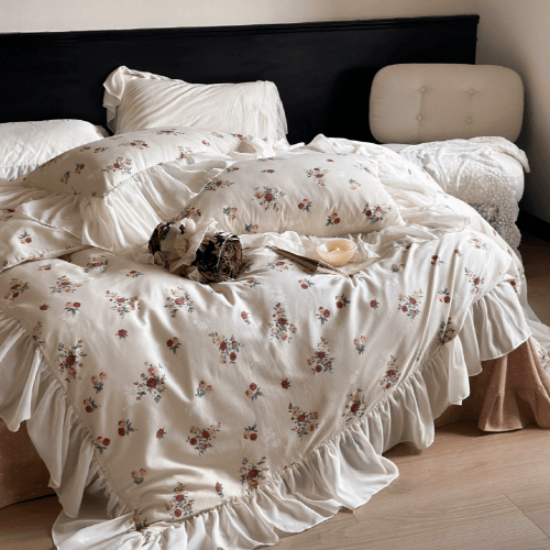 Cottagecore Vintage Rose Bedding Set - WonderlandByLilian