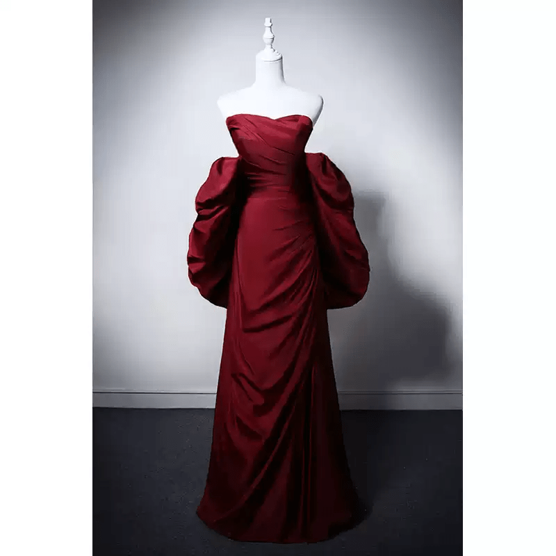 Off the Shoulder Burgundy Long Prom Dresses, Off Shoulder Wine Red Long Formal Evening Dresses, US 8 / Picture Color / No Rush Off the Shoulder Burgundy Long Prom Dresses, Off Shoulder Wine Red Long Formal Evening Dresses, US 8 / Picture Color / No Rush