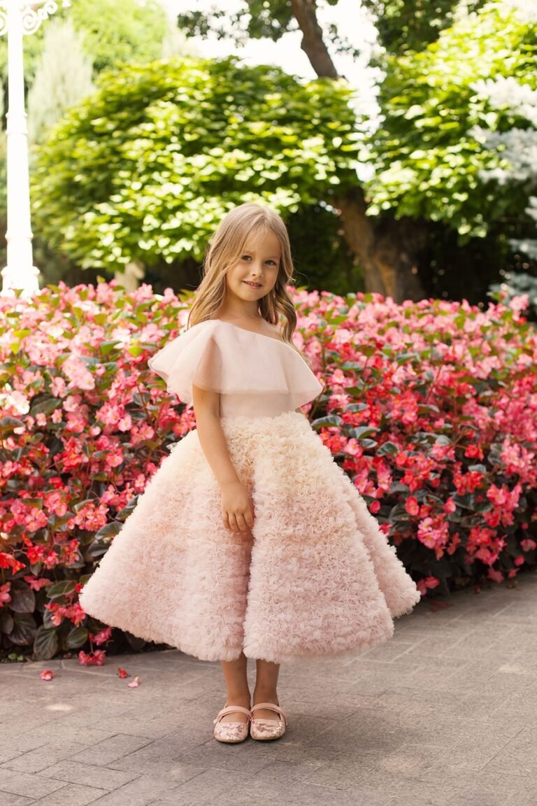 Lilac Pink Peach Ombre One-Shoulder Plus Size Girls Dress Aurora Asymmetric Midi Tulle Gown with Frill for Summer Parties 13-14Y Lilac Pink Peach Ombre One-Shoulder Plus Size Girls Dress Aurora Asymmetric Midi Tulle Gown with Frill for Summer Parties 13-14Y