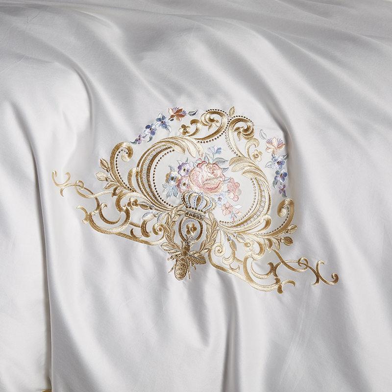 Pheliza Egyptian Cotton Embroidery Premium Luxury Bedding Set - WonderlandByLilian
