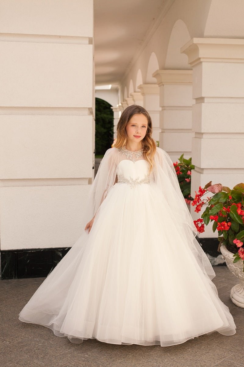 Snow White Long Sleeve Plus Size Girl's Dress Cinderella Maxi Tulle WonderlandByLilian Snow White Long Sleeve Plus Size Girl's Dress Cinderella Maxi Tulle WonderlandByLilian