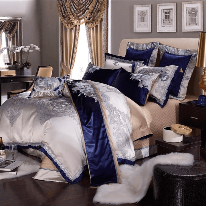 TAYLOR LUXURY DUVET COVER & SHAMS 1000TC - WonderlandByLilian