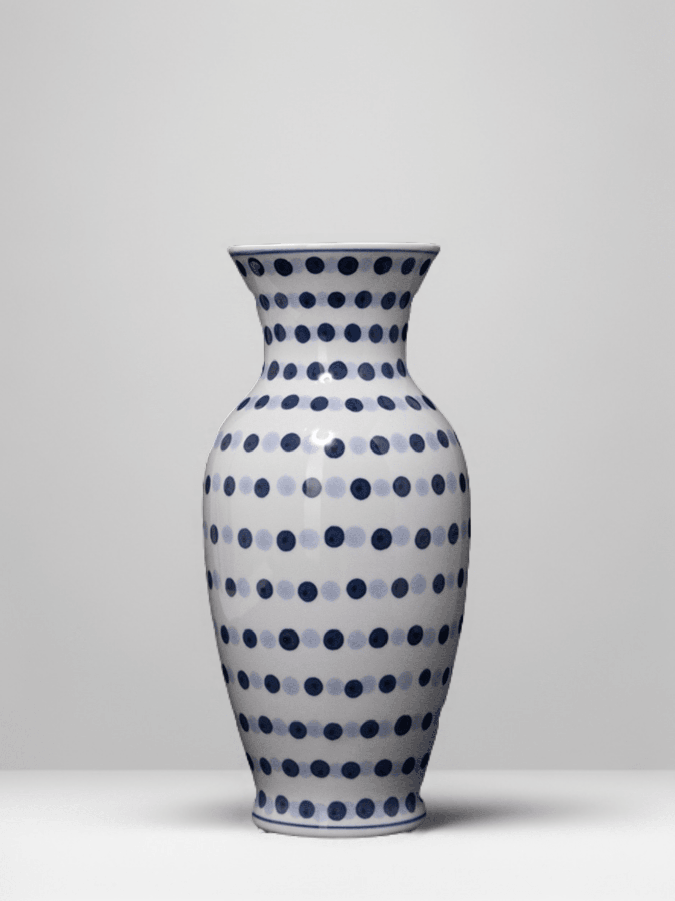 Vintage-Inspired Artistical Handcrafted Blue and White Porcelain