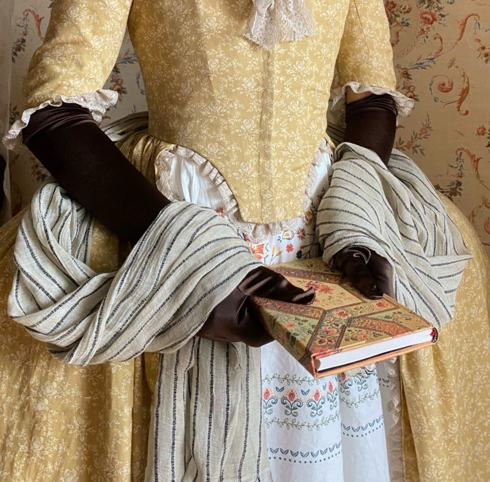 Yellow Marie Antoinette Dress - Rococo 18th Century Ball Gown - Vintage Floral Charm Plus Size - WonderlandByLilian