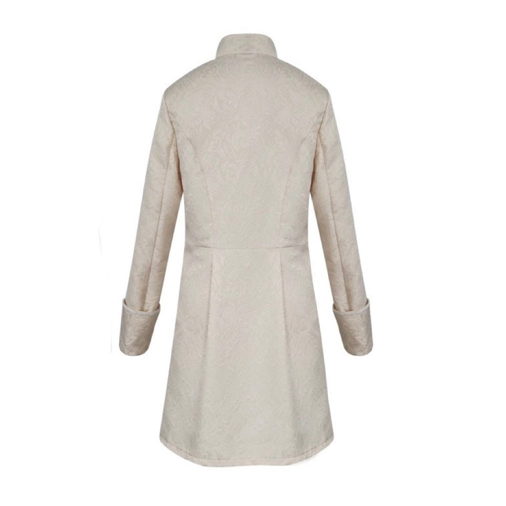 Gothic Jacquard Length Coat For Men - Vintage Menswear - Plus Size - WonderlandByLilian