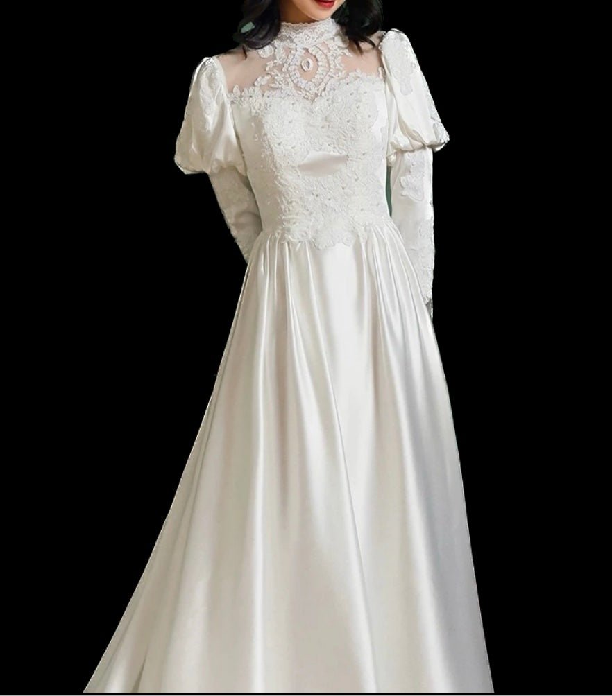 Victorian inspired wedding clearance dress