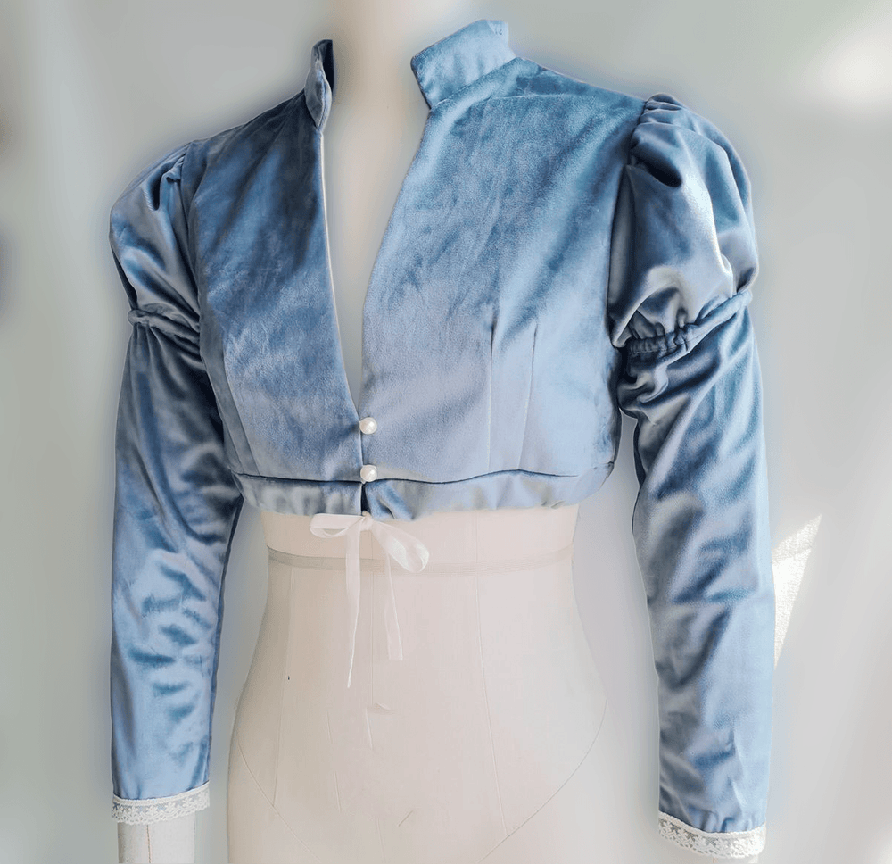 Regency Jacket - Regency Corduroy Spencer Jacket - Custom Made Blazer Plus Size - WonderlandByLilian