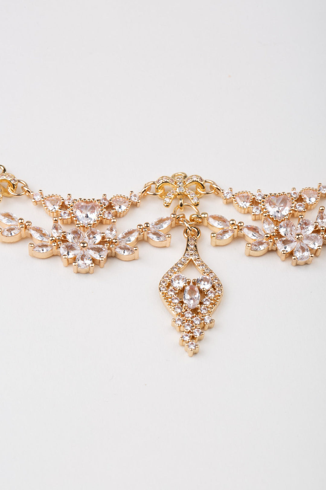 Vintage Baroque Gemstones Necklace - Precious Stone Pearl Crystal Chocker for Women Regency Era Style - French Lolita Jewelry - WonderlandByLilian