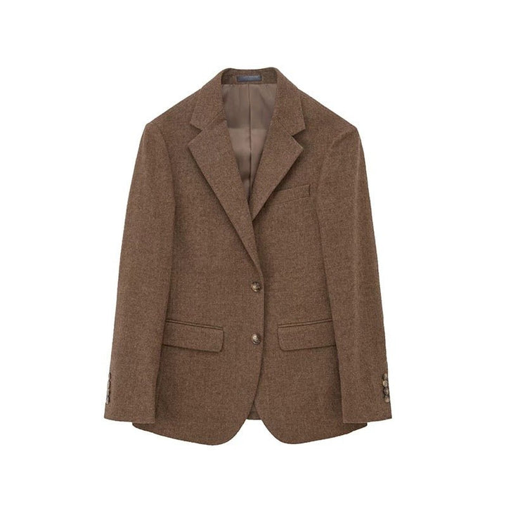 VINTAGE BROWN MENS SUIT SET - MEN'S WOOL COAT -REGENCY INSPIRED COSTUME- Plus Size - WonderlandByLilian