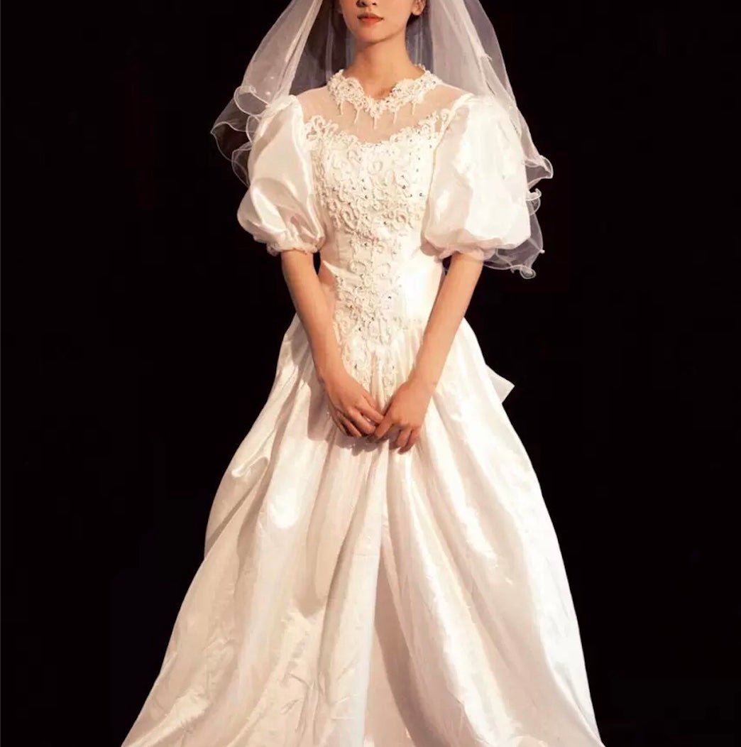 Antique Style Wedding Dress - WonderlandByLilian
