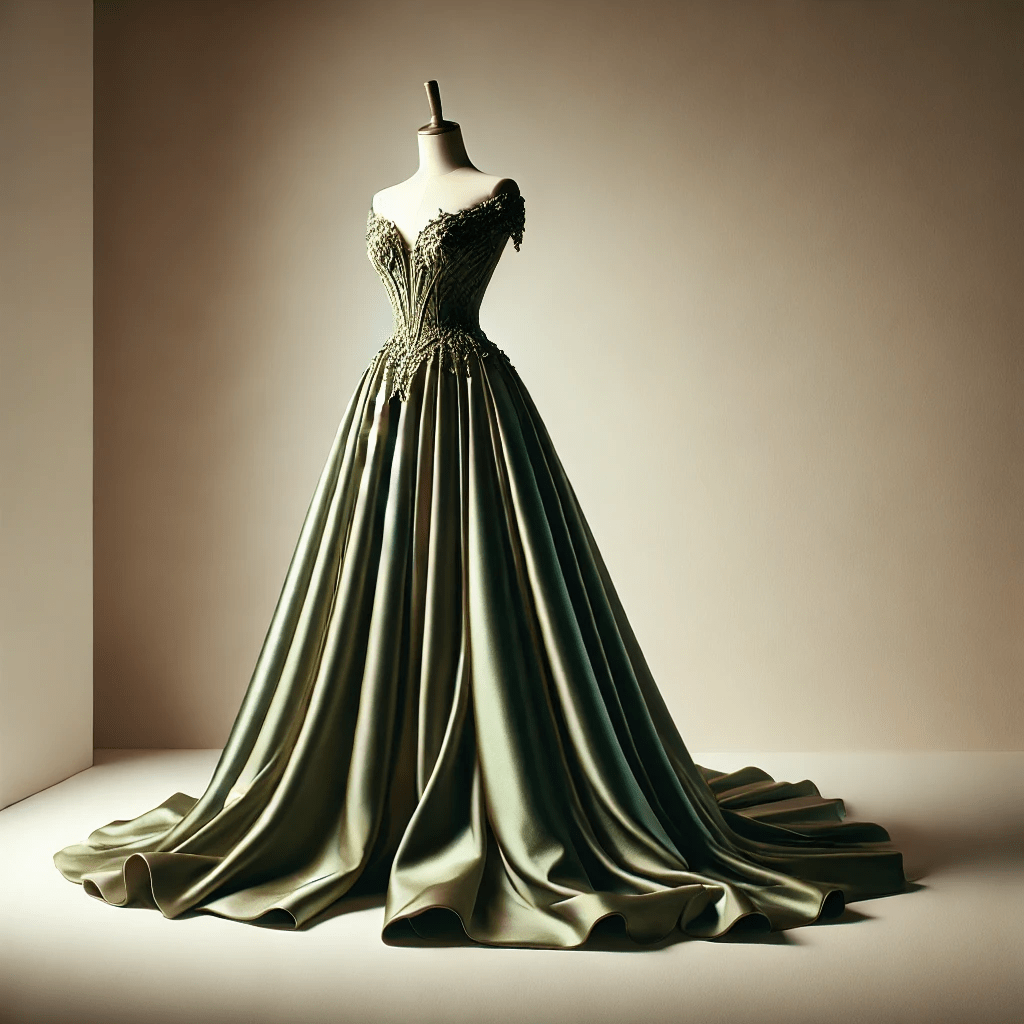 Green Evening Gown - WonderlandByLilian