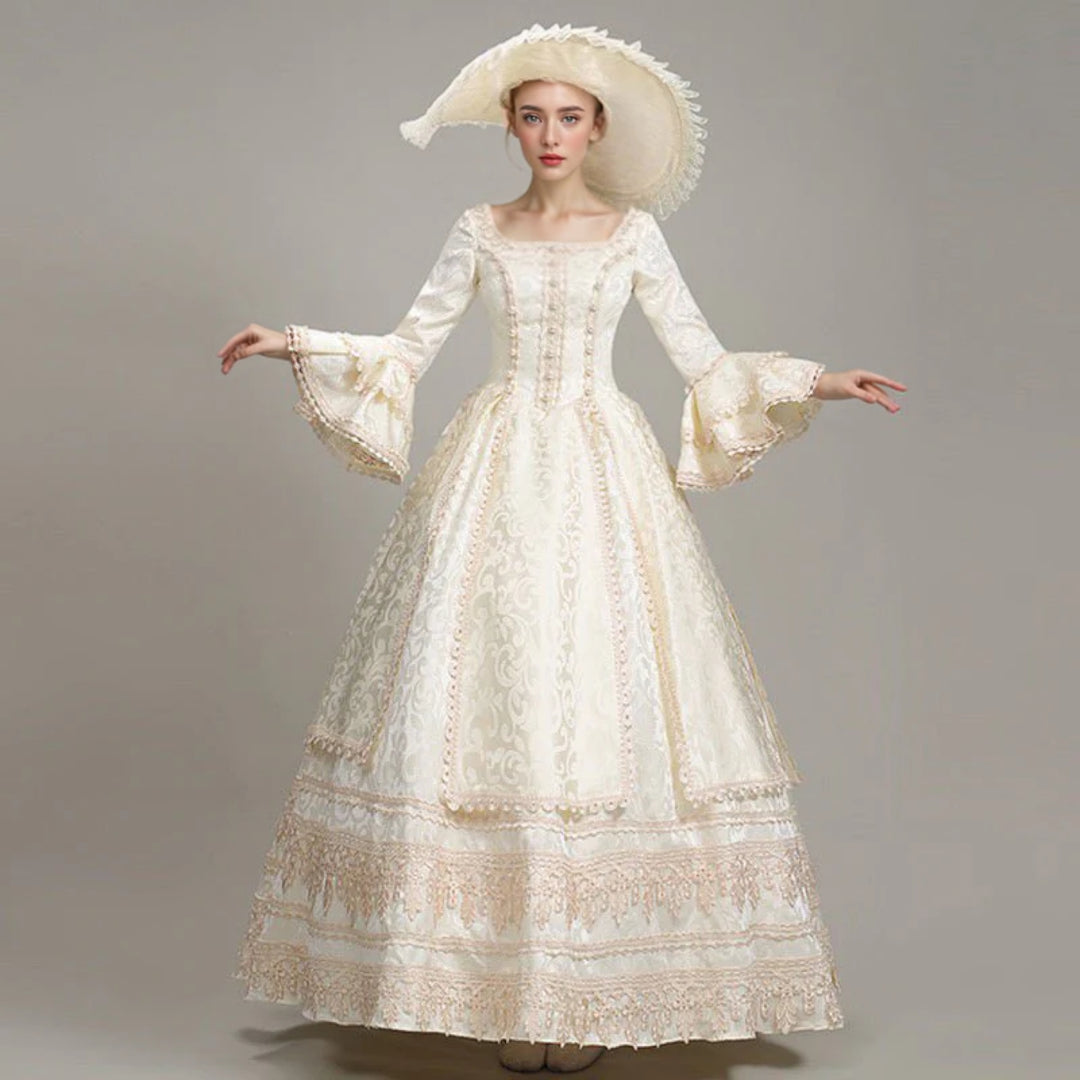 Marie Antoinette Ivory Wedding Dress