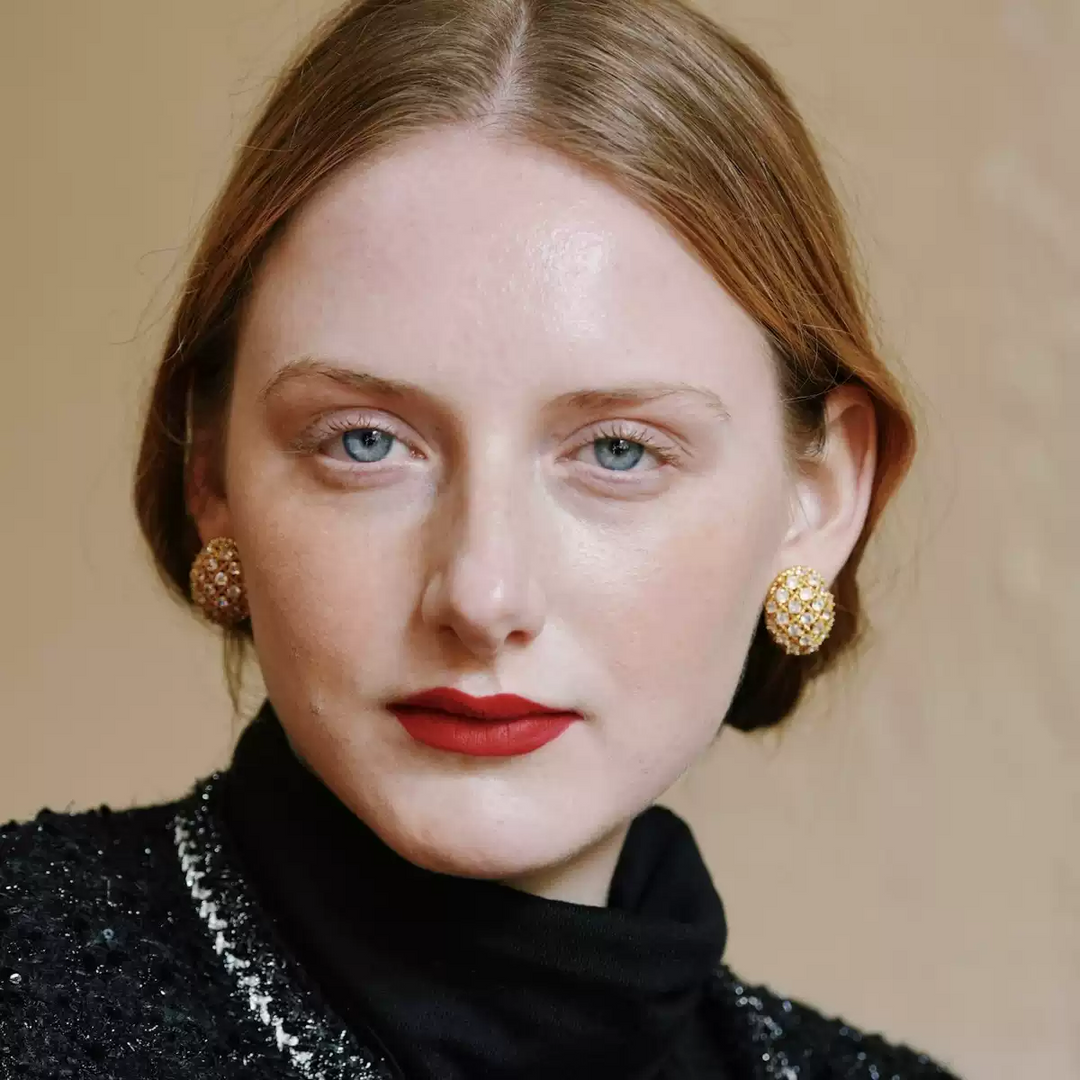 Whispers of Denmark – Handmade Vintage-Style Crystal Cluster Earrings - Queen of Denmark