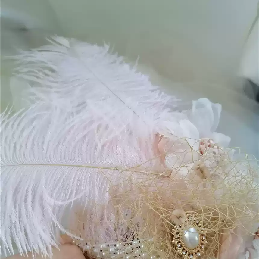 Vintage-Inspired Flapper Headband with Beaded Embellishment