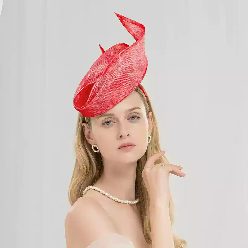 Elegant Ivory Sculptural Fascinator - Hair Fascinators