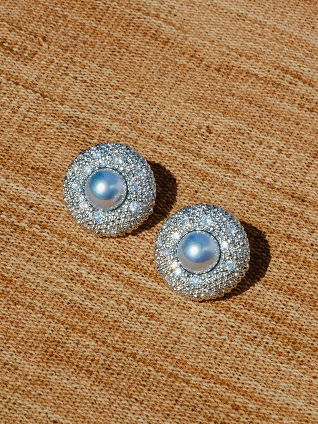 Starlit Halo – Handmade Vintage-Style Statement Earrings – Nix