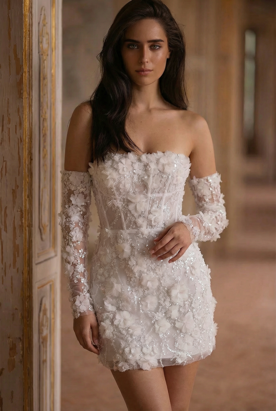 Short Wedding Dress / Reception Dress /Wedding After Party Dress / Min WonderlandByLilian Short Wedding Dress / Reception Dress /Wedding After Party Dress / Min WonderlandByLilian