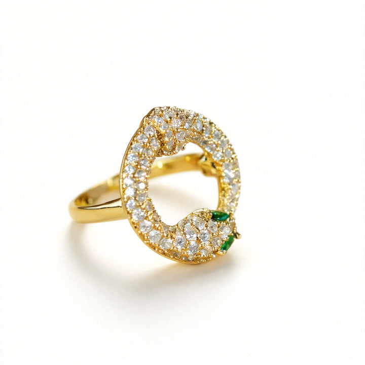 Eternal Coil – Handmade Vintage-Style Snake Ring - Ouroboros