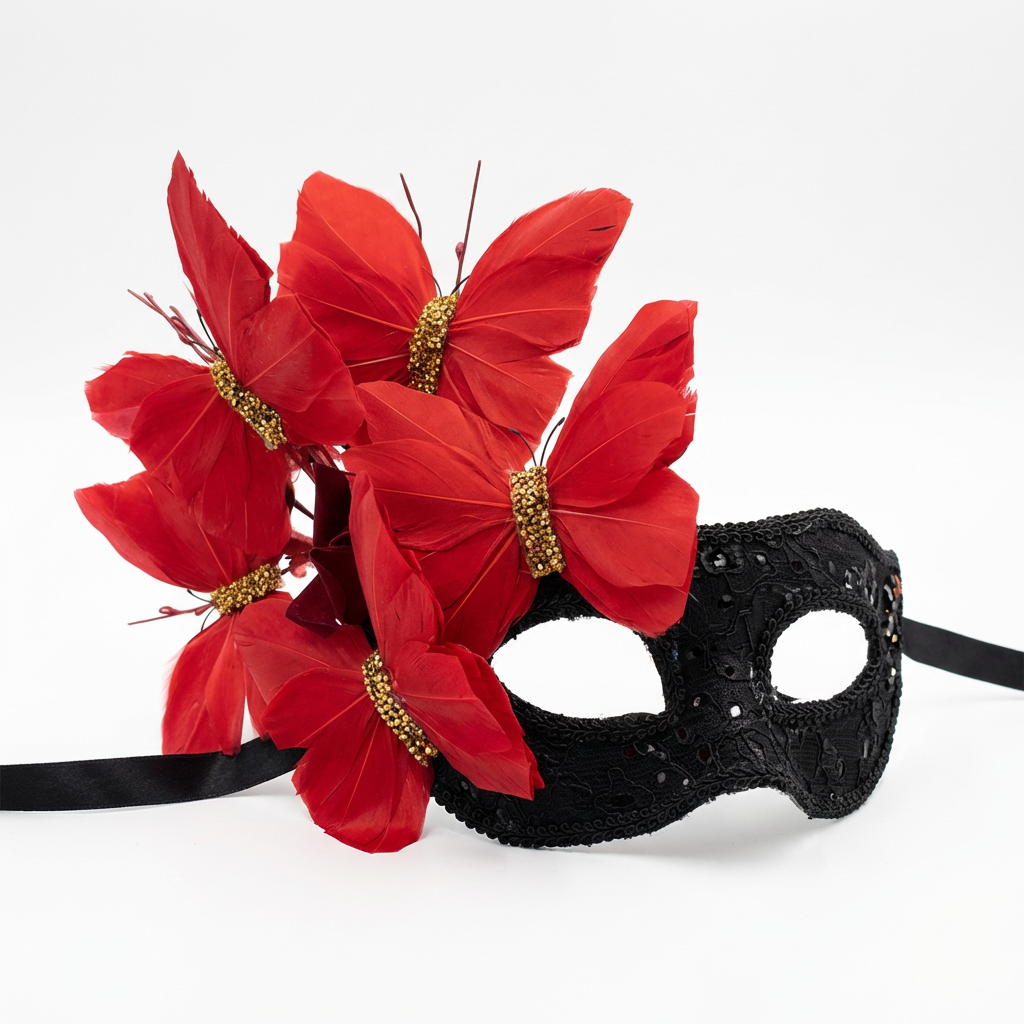 Papillon Reverie – Butterfly Lace Masquerade Mask