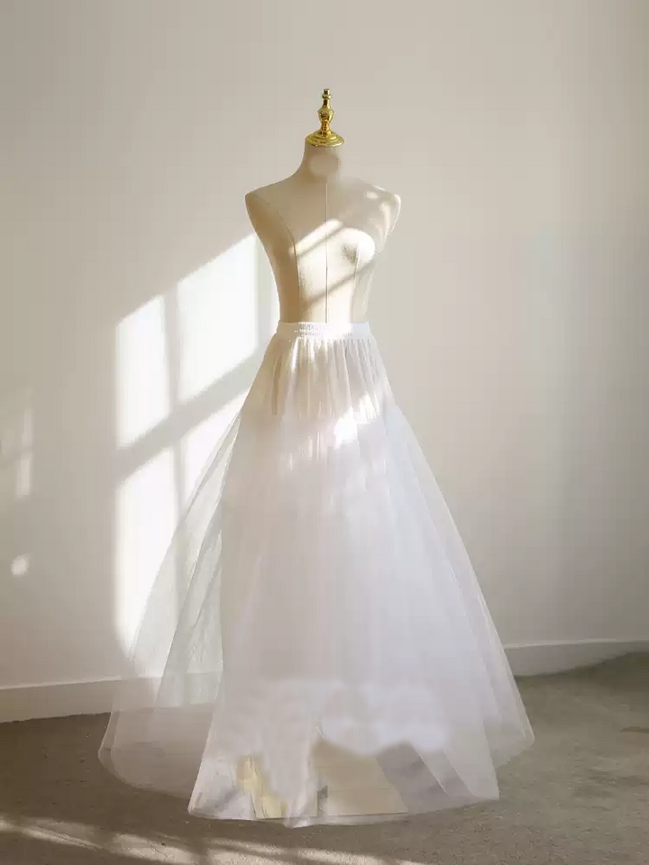 Bridal Natural Full Volume 4-Layer Tulle Petticoat