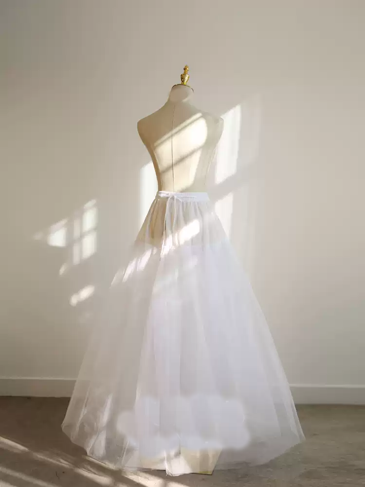 Bridal Natural Full Volume 4-Layer Tulle Petticoat