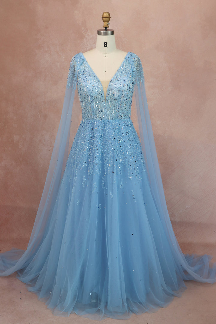 Elegantes Champagner-Gold Pailletten Abendkleid - Glitzerndes One-Shoulder Kleid - Hübsches Paillettenkleid für besondere Anlässe Plus Size