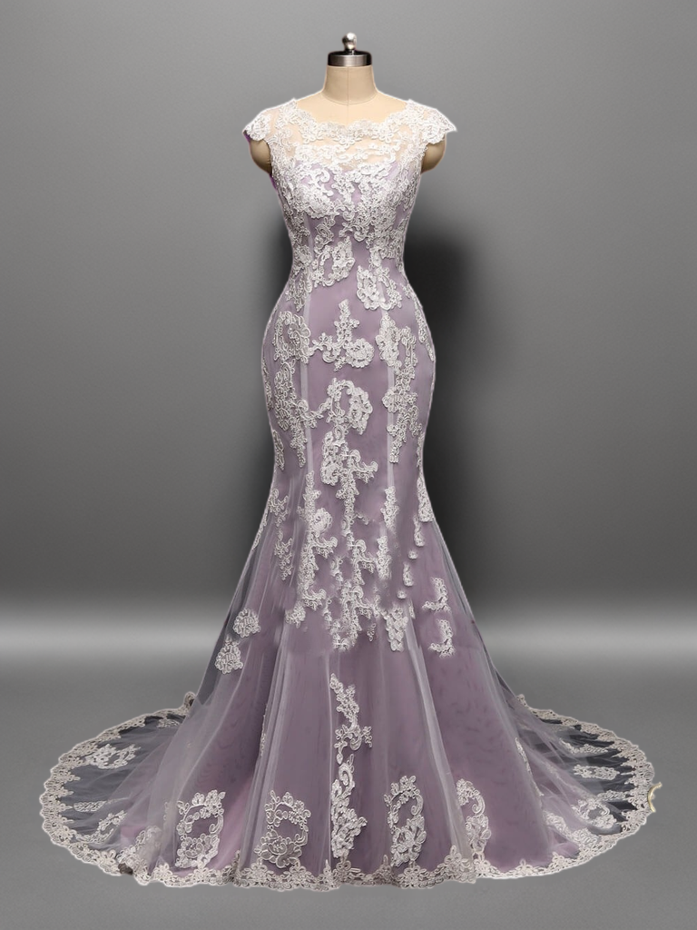 fitted lace wedding dress Ladivine CB099 – Mia Bella The Label