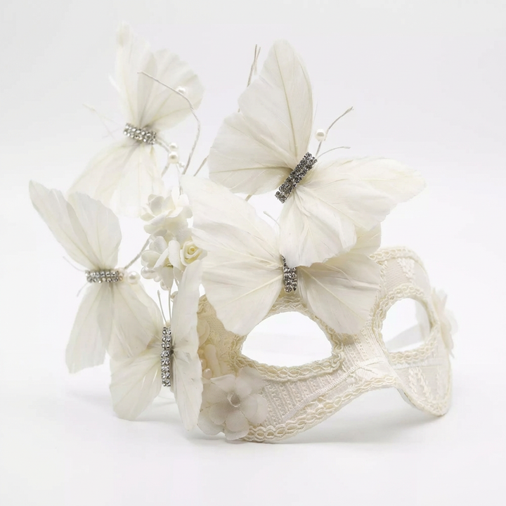 Papillon Reverie – Butterfly Lace Masquerade Mask