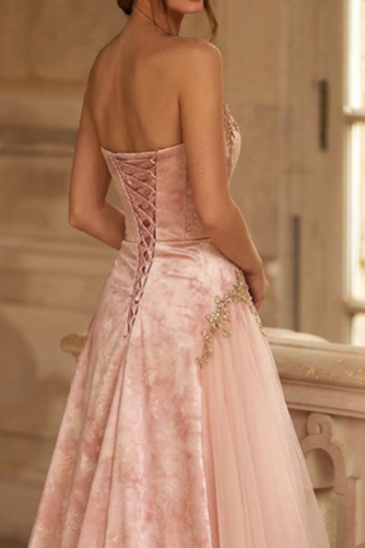 Blush Pink Velvet Evening Gown with Draped Off Shoulder Neckline and Soft Tulle Train Romantic Couture Formal Dress Plus Size