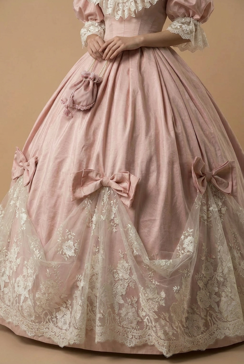 Blush Versailles Symphony – Rococo Ball Gown Marie Antoinette Dress Pink Baroque Evening Gown Victorian Fairy Princess Dress Corset Formal Gown Luxury Historical Wedding Dress Plus Size