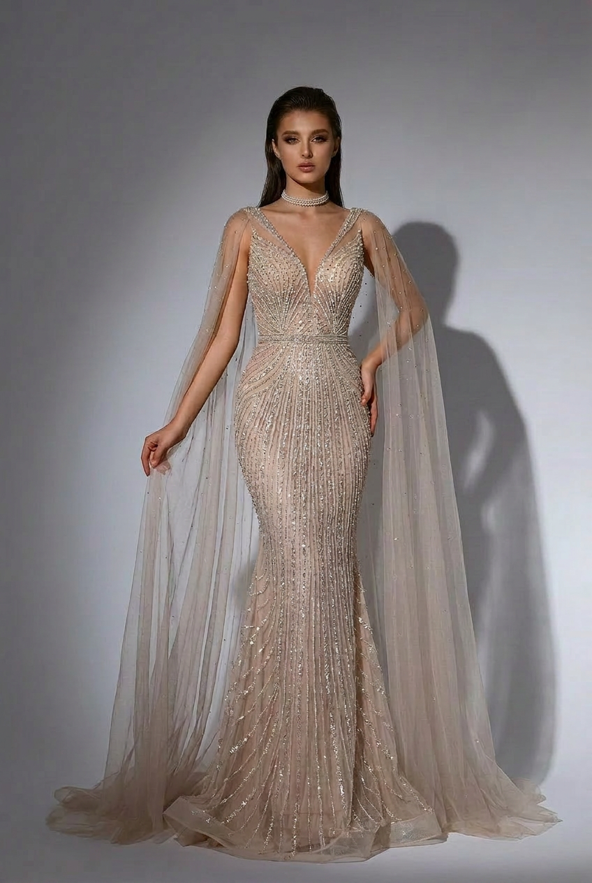Dubai Bling Formal Wedding Gown WonderlandByLilian Dubai Bling Formal Wedding Gown WonderlandByLilian