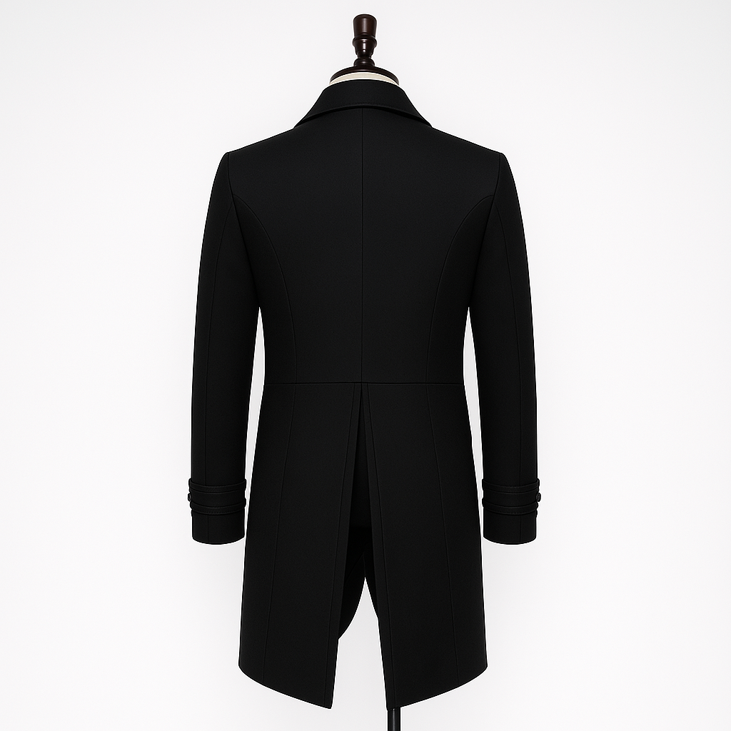 Bridgerton Jacquard Men's Suit - Regency Men's Black Coat - Vintage Inspired Men's Costume - Plus Size