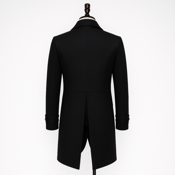 Bridgerton Jacquard Men's Suit - Regency Men's Black Coat - Vintage Inspired Men's Costume - Plus Size