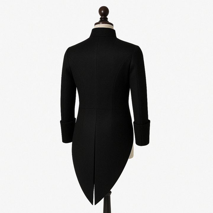 VINTAGE BLACK VELVT JACQUARD TUXEDO - BRIDGERTON REGENCY MENS COSTUME - Plus Size