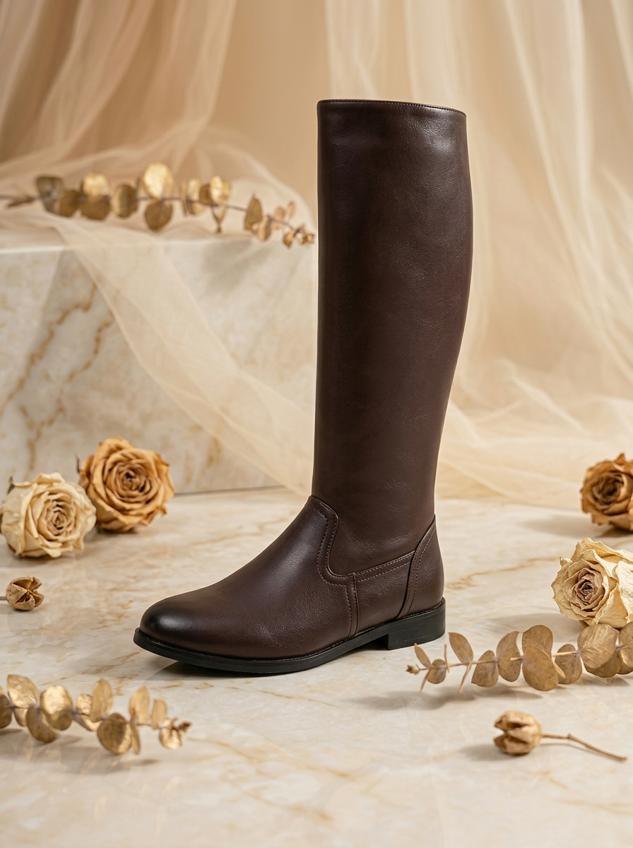 Handmade Regency Era Men Boots – Rococo Baroque Style with