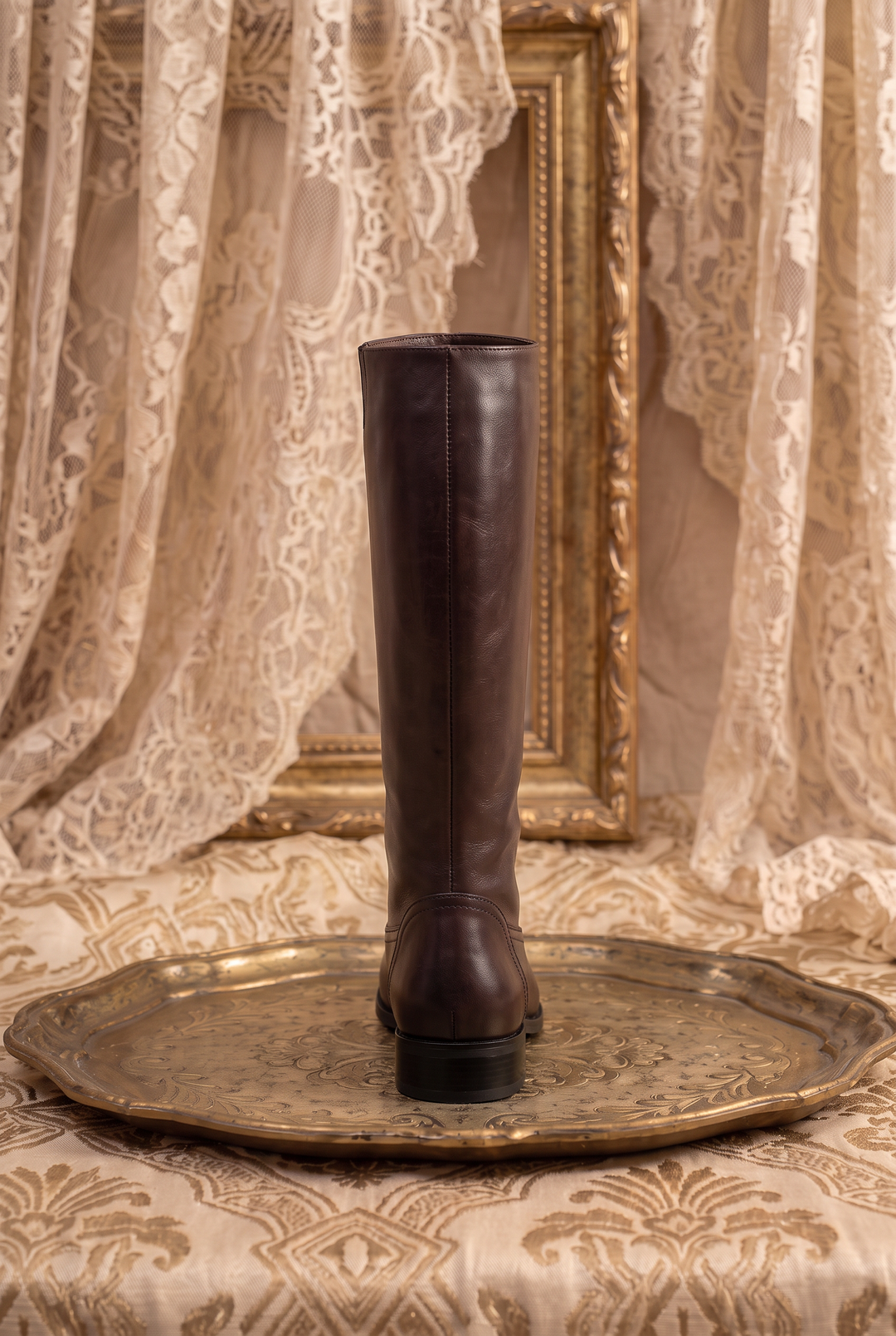 Handmade Regency Era Men Boots – Rococo Baroque Style with Bridgestone Leather