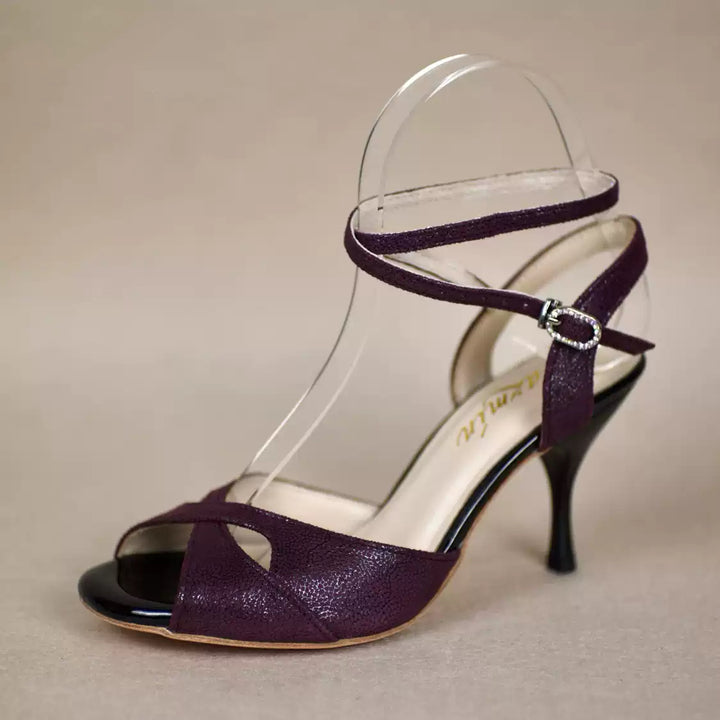 Crimson Reverie – Handmade Limited Edition Leather Tango Heels